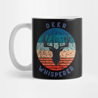 deer whisperer vintage retro Mug